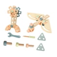 thumbnail image 2 of HILABEE Construction Building Toy Developmental Wooden Tool Set Pretend Game Toolbox for small, 2 of 9
