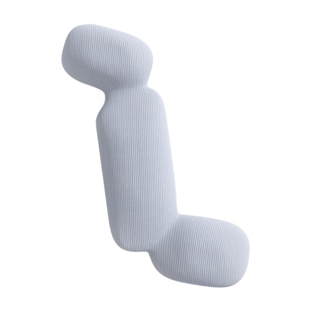 Almohada de cuerpo completo para mujer, ergonómica, transpirable, regalo para dormir. Gris
