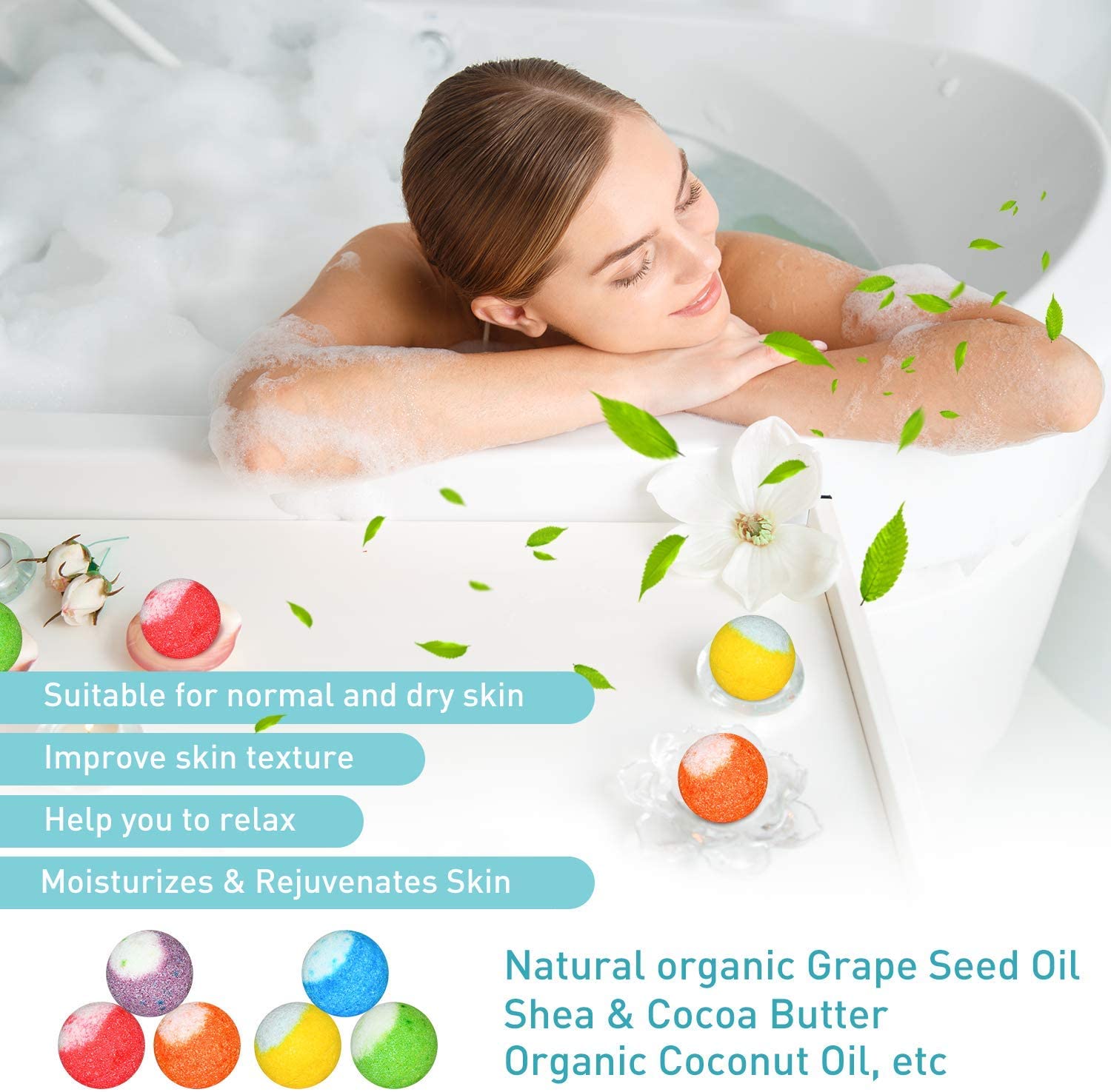PickMora Bath Bombs Gift Set, 30 Pieces, 6 Scents photo 7
