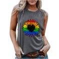 thumbnail image 1 of Chaleco estampado para mujer del Día de la Independencia, blusa de verano para niñas adultas Pompotops  FGAJ13541, 1 of 5