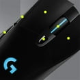 thumbnail image 5 of Logitech G703 Lightspeed Wireless Gaming Mouse W/Hero 25K Sensor, PowerPlay Compatible, Lightsync RGB, Lightweight 95G+10G Optional, 100-25, 600 DPI, Rubber Side Grips - Black, 5 of 5