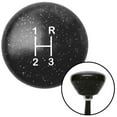 thumbnail image 1 of American Shifter  White Shift Pattern 10n Black Retro Metal Flake Shift Knob with M16 x 1.5 Insert, 1 of 1