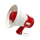 thumbnail image 4 of Altavoz de megáfono portátil mini bullhorn juguete liviano mega bullhorn amplificador portátil para entrenadores de porristas deportivos al aire libre rojo, 4 of 8