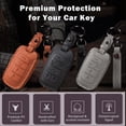 thumbnail image 3 of Key Fob Cover Compatible with Fit for RAM 1500 2500 3500 4500 5500 Keychain Case Holder Protector,4-BTN-Black, 3 of 8