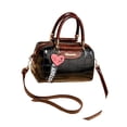 thumbnail image 3 of Bolso de mano para mujer con cremallera, grande, informal, de moda, para viajes al aire libre, trabajo y Negro, 3 of 9