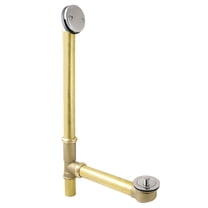 Kingston Brass DLL3166 21-Inch Lift and Lock Tub Waste and Overflow, 20 Gauge, Polished Nickel