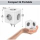 thumbnail image 2 of Regleta de alimentación de pared cúbica 5 en 1 con protección contra sobrecargas y protector contra sobretensiones, regleta eléctrica portátil para viajes de oficina, 2 of 3