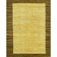 thumbnail image 1 of Ahgly Company Indoor Rectangle Abstract Banana Yellow Oriental Area Rugs, 2' x 5', 1 of 6