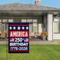 thumbnail image 3 of AmhNF America 250th Birthday 1776 2026 Flag Garden Banner For Home Outdoor Garden Yard Decor 12x18 inch, 3 of 5