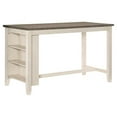 thumbnail image 3 of Home Square 5-Piece Set with 4 Counter Height Stools & Dining Table in Gray, 3 of 14