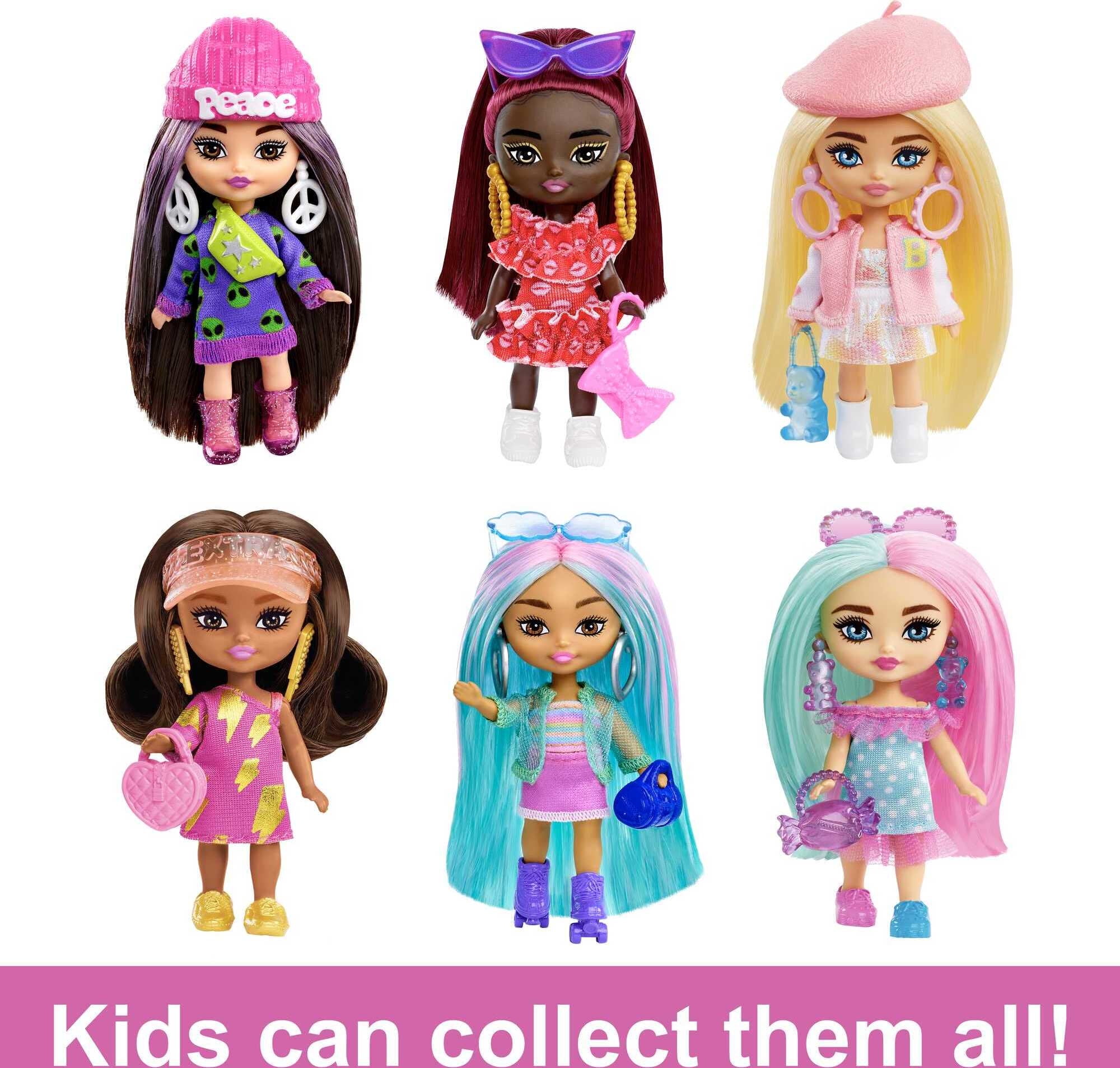 Flashy Fashion Comes in All Sizes with Barbie Extra Mini Dolls - The Toy  Insider