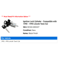 thumbnail image 2 of Ignition Lock Cylinder - Compatible with 1990 - 1995 Lincoln Town Car 1991 1992 1993 1994, 2 of 2