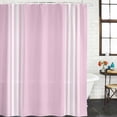 thumbnail image 3 of Pink Striped Waterproof Fabric Shower Curtain,Luxurious White Stripes Modern Abstract Art Waterproof Fabric Shower Curtain for Bathroom Curtains Bathtubs Shower Curtains with 12 Hooks Small 36x72in, 3 of 8
