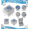 thumbnail image 2 of CoTa Global Aqua Sky Relax Wooden Box - Medium Handcrafted Nautical Trinket with Sandals and Starfish Decoration, Accent Tabletop Home Decor, Beach Jewelry Store Organizer - Handmade Color May Vary, 2 of 7