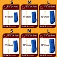 thumbnail image 3 of HUGFEGWE 4 Pcs Protecteurs de Jambes de Bottes de Cheval Réglables Confortables en Néoprène Réutilisables Respirants Ensemble d'Équipement, Bleu, G UA824-1002, 3 of 7