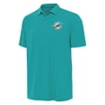 thumbnail image 2 of Men's Antigua Aqua Miami Dolphins Era Polo, 2 of 3