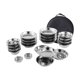 thumbnail image 2 of Platos Y Tazones de Acero Inoxidable, Juego de Cubiertos para Acampar, Utensilios Portátiles Reutilizables para Acampar, para Fiesta, Barbacoa, Mochil 22 piezas, 2 of 8