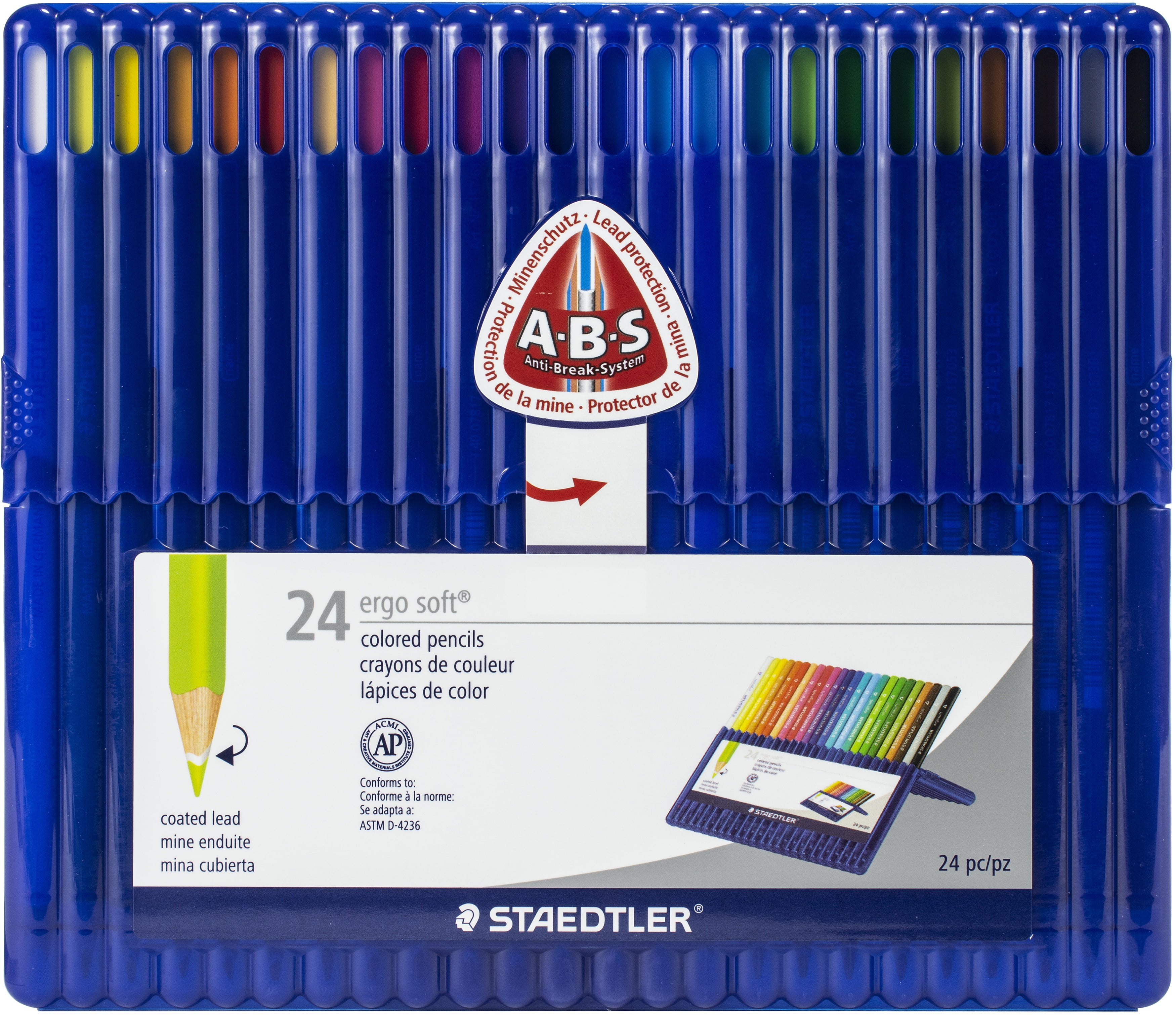 STAEDTLER Colored Pencils, Premium Quality Extruded Coloring Pencils with  Break-Resistant Lead, Box of 24 - Yahoo Shopping