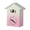 Pink, variant on NEXAVKPR Chimings Cookoo Clock Volumes Adjustable Cookoo Clock Wall Decoration Battery Operated Pendulums Cuckoo Clock for Home