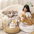 thumbnail image 3 of YOFOKO Weighted Plush Cat Doll - 12" Calming Sensory Toy for Anxiety Relief, Soft Huggable Companion with Realistic Features, Decorative Bed Pillow for Teens/Adults, 3 of 6