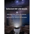 thumbnail image 4 of Tiverio Home Space Projector, Tiveario Home PRO Ultra HD Space Projector, 13 in 1 Planetarium Star Projector, 360° Rotating, for Ceiling for Astronomy Enthusiasts (Black), 4 of 9