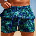 thumbnail image 3 of Men's and Boy's Swim Trunks Shorts, With Mesh lining, 9" Inseam, Suitable For Summer Beach Wear, Sizes XS-2XL, 3 of 4