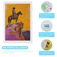 thumbnail image 3 of Diamond Art Kits for Adults, Cliff Western CowboyDiamond Painting Kits for Beginners, Frameless Round 5D Full Drill Diamonds Art Gem Art Crafts Home Decor Gifts, 3 of 8