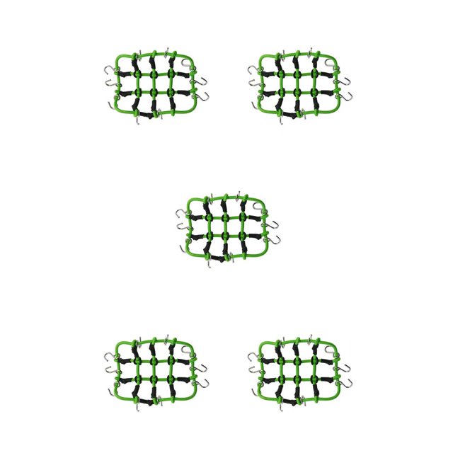 Ounissouiy Portaequipajes de nailon resistente al desgaste, cuerda elástica, cubierta de red para equipaje, accesorios de bolsillo de malla simples, Type2 NO2 Ounissouiy CBP378230