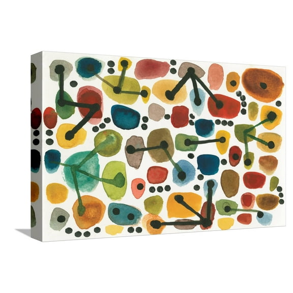 Art.com Mid Century I Stretched Canvas Print Wall Art by Cheryl Warrick, 18" x 12"