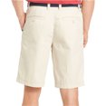thumbnail image 2 of IZOD - Pantalones cortos chinos informales con frente plano para agua salada para hombre, beige, 44 IZOD chino, 2 of 2
