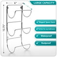 thumbnail image 2 of Sorbus Towel Holder For Bathroom Wall - 12 Level Wall Mounted Towel Rack Shelves For Rolled Bath Towels Washcloths Linen - Hanging Towel Racks For Bathroom Spa Salon Towel Storage Organizer, 2 of 5