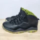 thumbnail image 2 of Ni - ke Ni - ke Air Jordan Retro 10 Mens Size 8.5 Black Venom Green (310805-033), 2 of 5