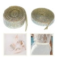 thumbnail image 4 of MRLESS Crystal Rhinestone Ribbon Wrap Sticker for DIY Wedding Decoration (2 Rolls), 4 of 9