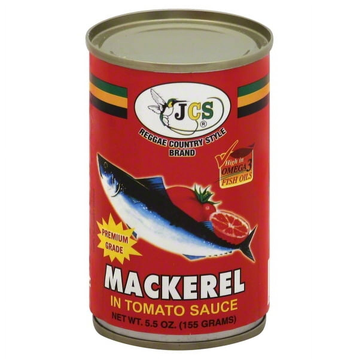 (4 pack) Kingston Miami Trading JCS Mackerel, 5.5 oz