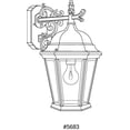thumbnail image 2 of Progress Lighting Welbourne 1-Light Outdoor Wall Lantern, Textured Black, Clear Beveled Glass, Aluminum, 2 of 2