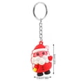 thumbnail image 4 of kurtrusly Keychain Christmas Themed Silicone Pendant Key Ring Bag Decorative Attachment Alloy Keychain, Type 2, 4 of 7
