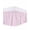 Pink, variant on Black Striped Wrap Around Bed Skirts for California King Bed 18" Drop,Bed Skirt with Adjustable Elastic Belt Dust Ruffle Bed Valance for Bedroom Modern Simple Farmhouse Beige Vintage Bed Frame Cover
