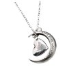 thumbnail image 4 of unbranded Collar Plateado Con Colgante Lunar Y Grabado I Love You Ideal Para Regalo De San Valentín, 4 of 7
