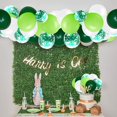 thumbnail image 4 of Green and White Balloon Set - 60 Pcs Party Balloons - Green Confetti for Kids Birthday Party - Strong Latex Balloon Pack for Baby Shower, Jungle Party Decoration 12 Inch Balloons with 33ft Ribbon, 4 of 6