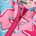 thumbnail image 4 of GYRATEDREAM Toddler Baby Boys Girls Hooded Jacket Windbreaker Lightweight Zipper Coat Autumn Long Sleeve Windproof Outwear for 4-5Y Pink, 4 of 9