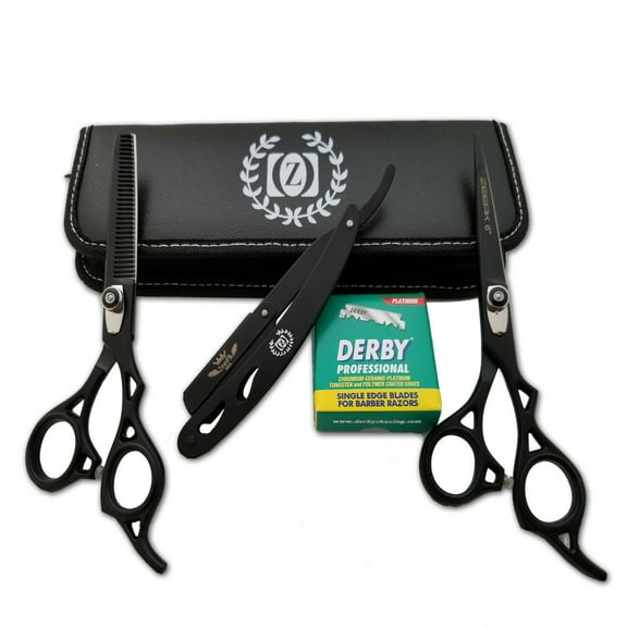 Professional Barber Hair Cutting Thinning Scissors Shears Set Hairdressing Salon