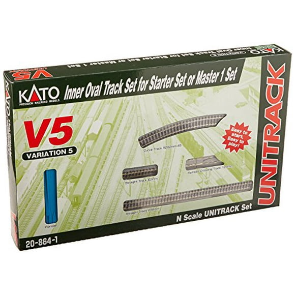 Kato USA Model Train Products V5 UNITRACK Inside Loop Track Set