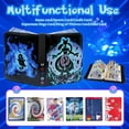 thumbnail image 5 of 9 Pocket Trading Card Binder, Premium Zip Collector Card Album, Double Sided Pocket Fits 900 cards, Card Folder for MTG, TCG, Sports Cards, 5 of 7