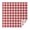 Red and White, variant on Blue Geometric Pattern Square Tablecloth,Waterproof Square Table Cover,Wipeable Spillproof Washable Table Cover for Home Kitchen Party Decor 42"X42"(107x107cm)