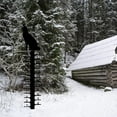 thumbnail image 7 of NOVELAR Outdoor Snow Measurement Stick, 35.4 Inches Tall, Features Dog Head Topper and Clear Large Font, Track Winter Snow Accumulation Outside Your Window, 7 of 7