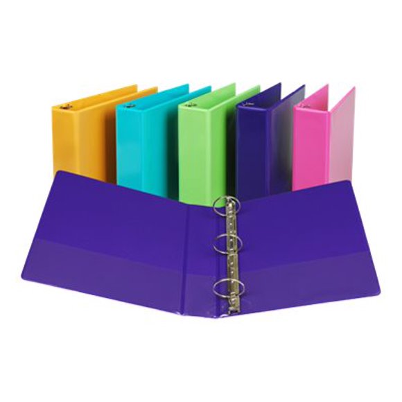 Samsill Fashion U86 - Classeur de Présentation - pour Lettre - Capacité: 450 Feuilles - Violet (Lot de 2)