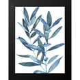 thumbnail image 2 of Meagher, Megan 11x14 Black Modern Framed Museum Art Print Titled - Indigo Leaves III, 2 of 5