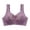 Bras for Women - Purple, variant on uvwlwu Women Front Button Floral Lace Wireless Sleep Lounge Bra Wide Cushioned Shoulder Straps Soft Full Molded Cup Stretch Gentle Side Support For Yoga Rest Plus Size Daily Underwear,48
