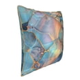 thumbnail image 2 of Susaid Pastel Abstract Fluid Art Print Velvet Throw Pillow Covers Home Art Deco Pillowcase Square Pillow Case Cushion Cover for Bed Sofa Living Room Car Indoor and Outdoor-16"x16", 2 of 8