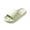 Green, variant on Women's Non‑Slip Bathroom Shower Slippers, EVA Open‑Toe House Slides With Drainage Holes & Cutout Vents For Household Bath Use Purple